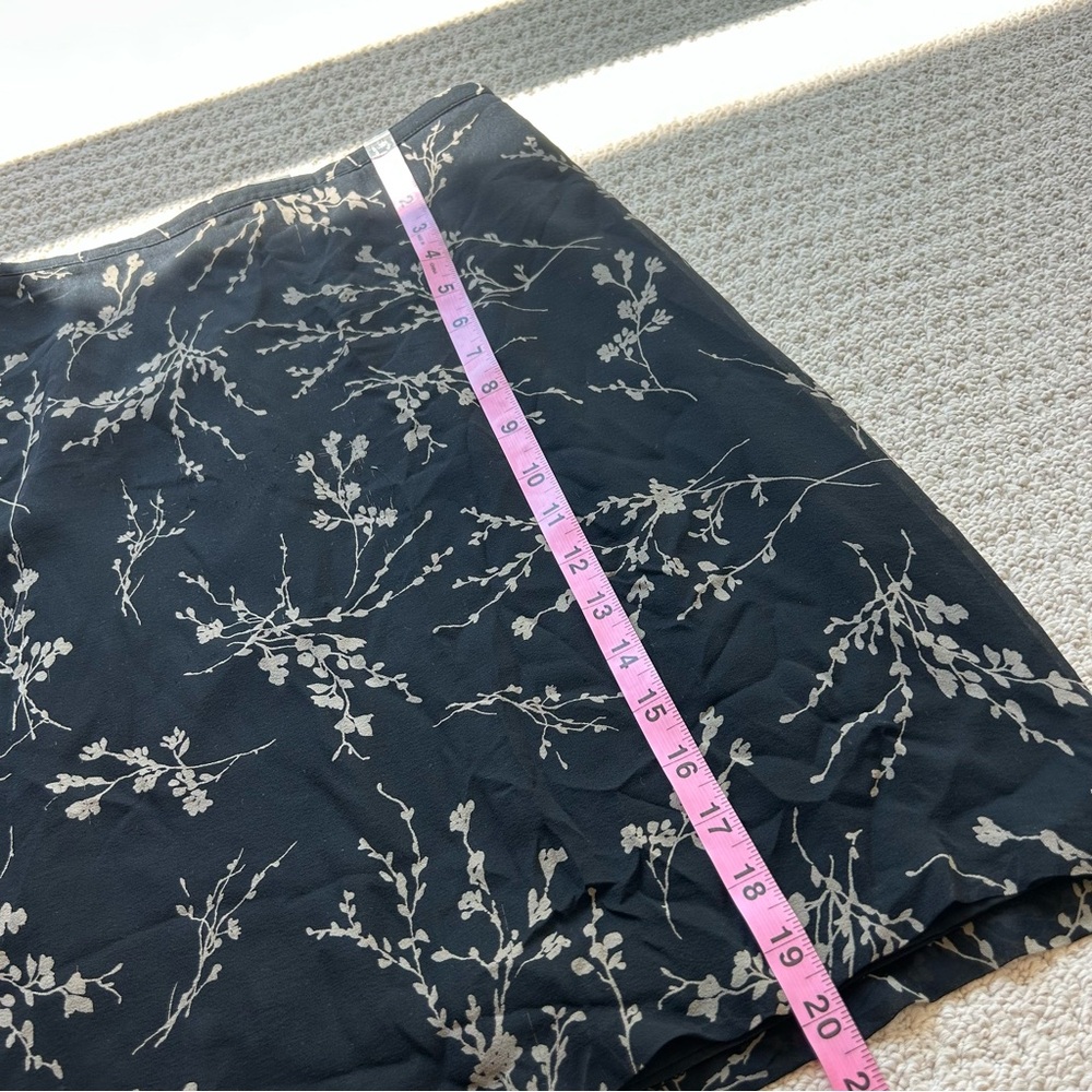 Banana Republic Floral Print Silk Skirt - Picture 5 of 14
